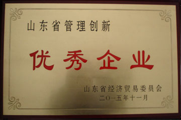 扬州华盈变压器厂管理创新优秀企业证书